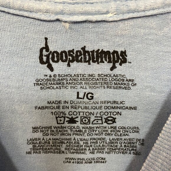 Goosebumps No Strings Attached RL Stines Horror T-Shirt L - Picture 4 of 4